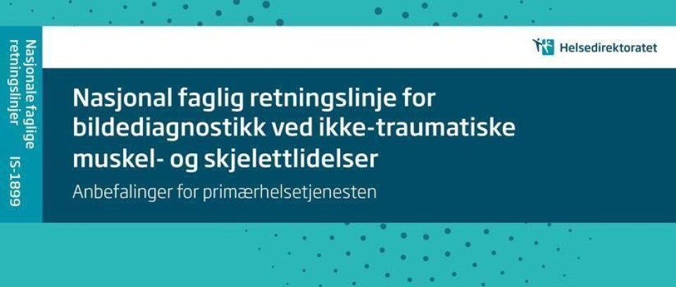 Retningslinjen har nå kommet i kortversjon og nettversjon