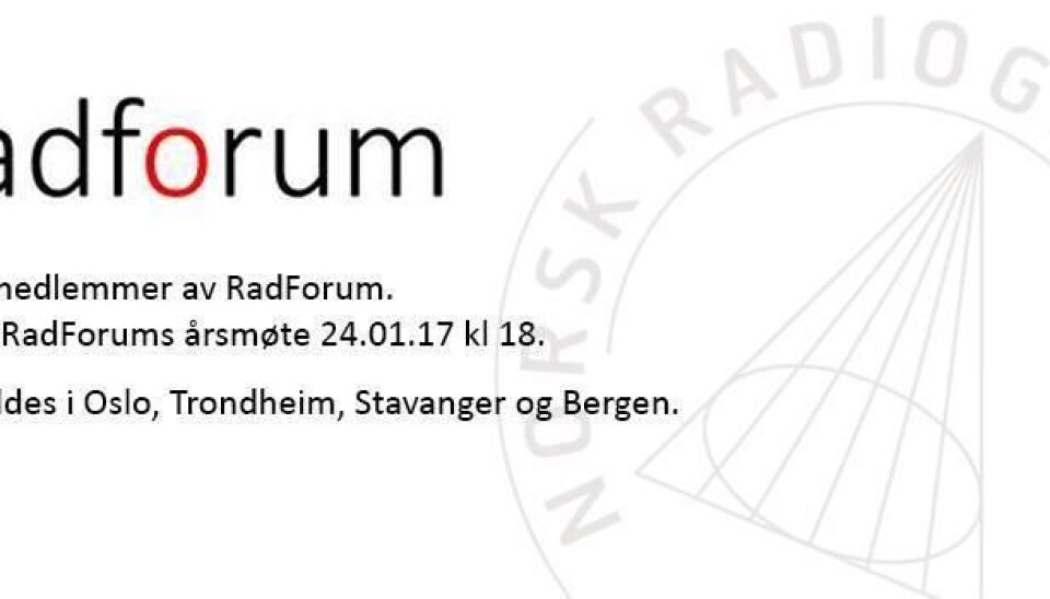 Radforums årsmøte 2017