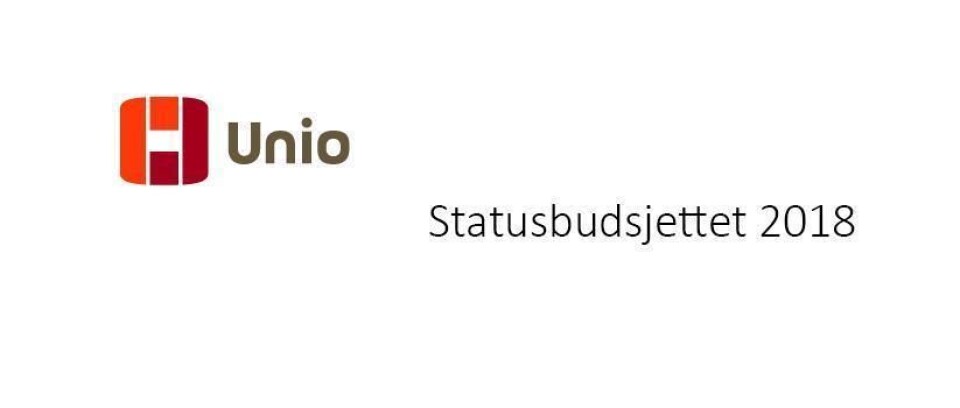 Unios innspill til regjeringen Solberg i forkant av 2018-budsjettet