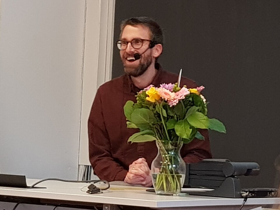 Eivind Richter Andersen, stråleterapeut, leder av Radforum. Foto: Elisabeth Norridge