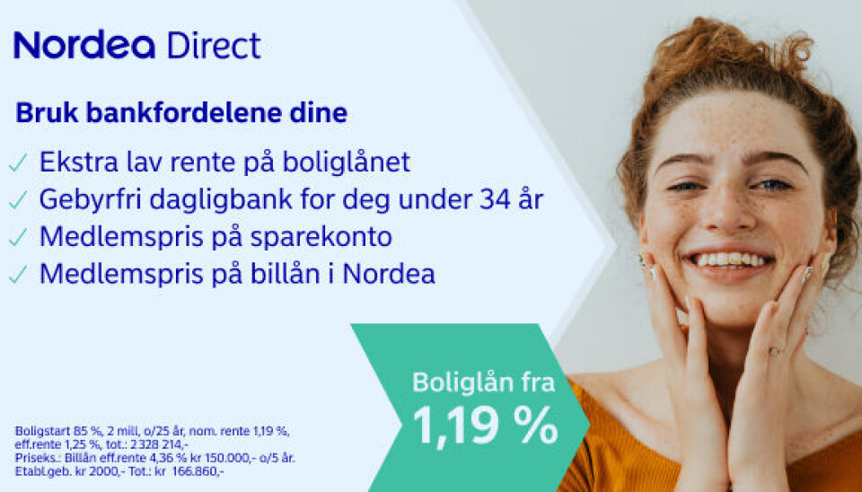 Nordea Direct setter NED renten på Boligstart - igjen!