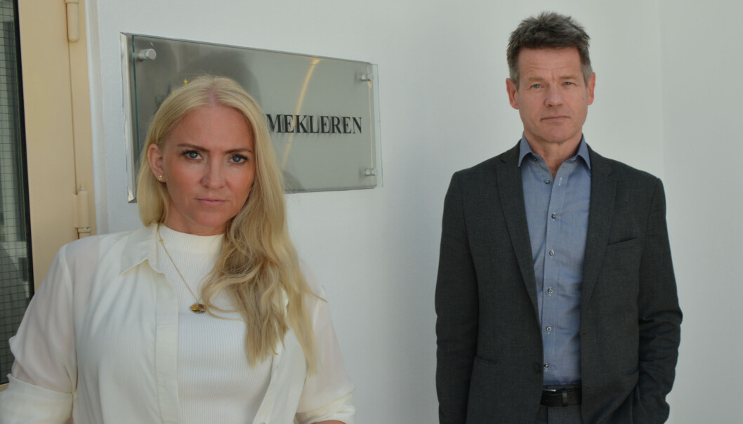 Leder i Norsk Sykepleierforbund Lill Sverresdatter Larsen og Leder i Norsk Radiografforbund, Bent Ronny Mikalsen. Leder i Norsk Sykepleierforbund Lill Sverresdatter Larsen og Leder i Norsk Radiografforbund, Bent Ronny Mikalsen.