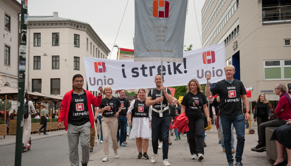 Unios streik i staten 2024