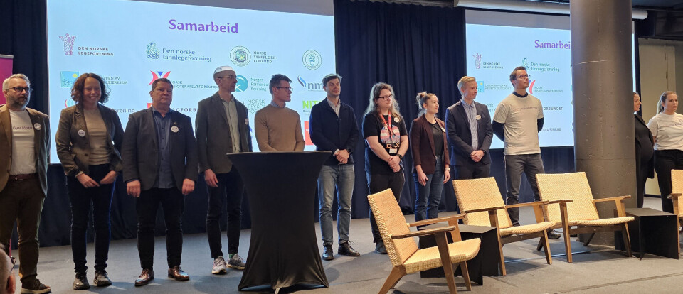Her er representanter for alle forbundene som er med i «Gjør kloke valg»-samarbeidet.
