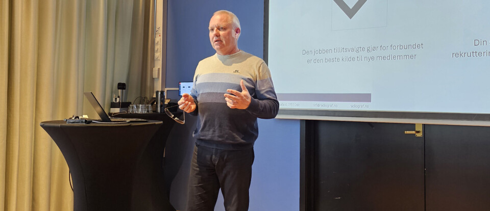 Sekretariatsleder Thor Eivind Halvorsen snakket om de tillitsvalgtes rolle.