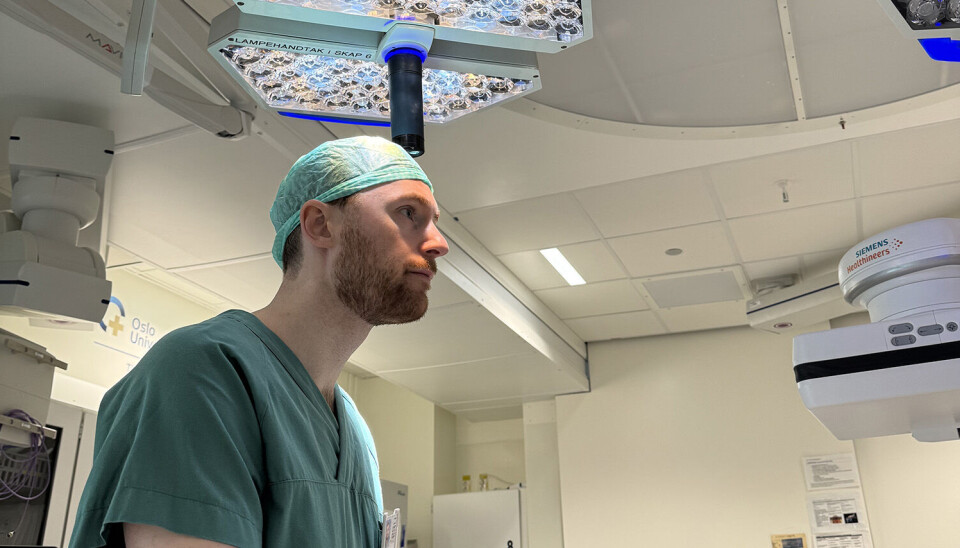 Jakob Adrian Holmgard, radiograf ved Intervensjonssenteret på Rikshospitalet i Oslo.